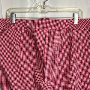 Stylish Pink and Black Checkered Men Shorts